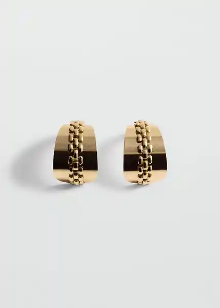 Pendientes Lima Oro Talla 99 Mujer Mango