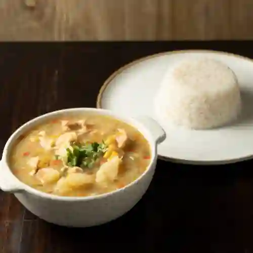 Sopa Del Día con Arroz