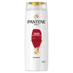 PANTENE Shampoo para cabello dañado Pantene Rizos Definidos con Pro-Vitaminas Aceite de Coco y Omega 9 400 ml