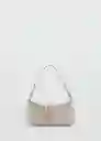 Bolso P Amazona Offwhite Talla 99 Mujer Mango