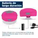 Bocina Impermeable Ipx4 Con Ventosa Rojo Rosa K364 Miniso