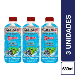 3 x Suerox Mora Azul