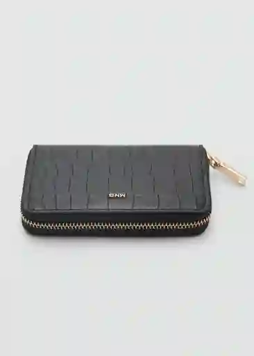 Billetera M Leonor Negro Talla 99 Mujer Mango