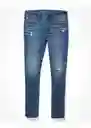 Jean Skinny Azul Talla 28 X 32 Hombre American Eagle