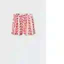 Shorts Nuria Offwhite Talla 24 Mujer Mango