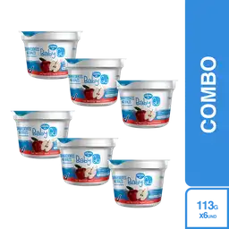 6 x Baby Gu Yogurt Natural Manzana