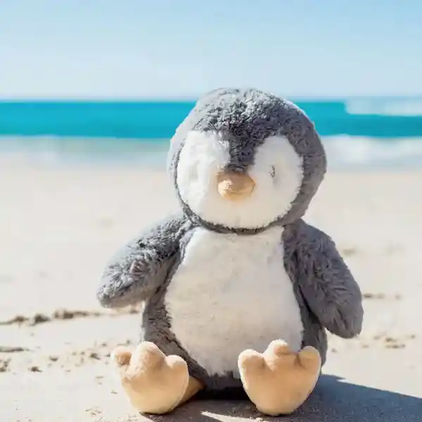 O.B. Designs Peluche Pingüino Iggy Blanco 35 cm