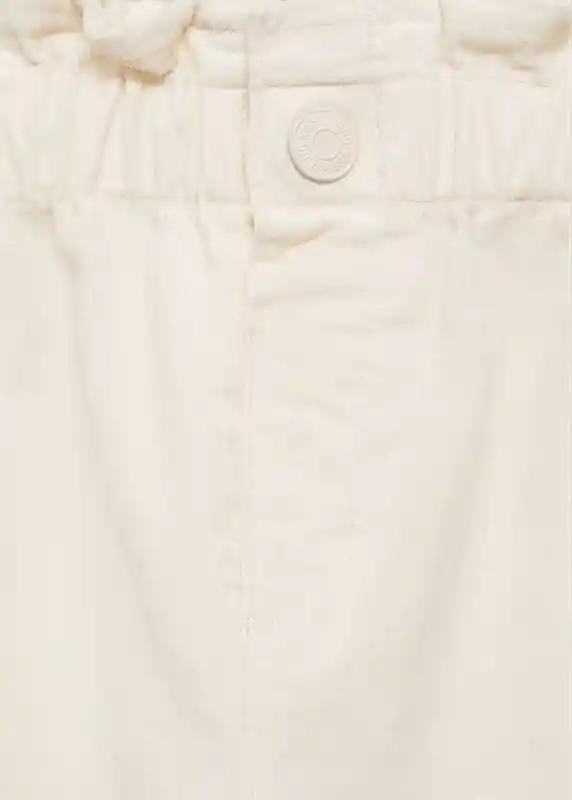 Pantalón Compi Crudo Talla 72 Niñas Mango