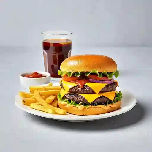 Habanero Beast Burger Combo (picante)