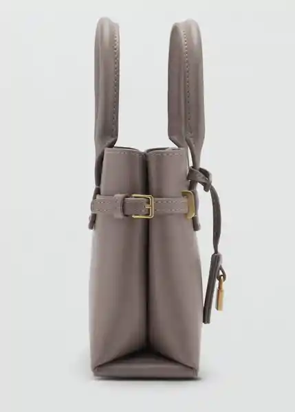 Bolso P Harvey Gris Talla 99 Mujer Mango