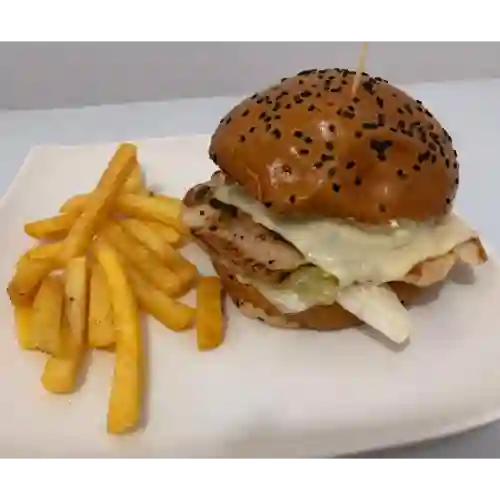 Hamburguesa Clásica de Pollo Maxideli