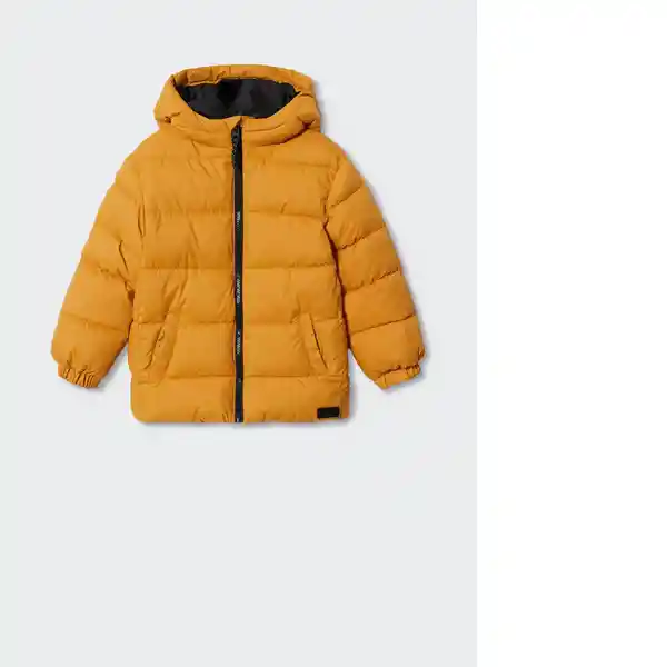 Anorak America3 Mostaza Talla 09 Niños Mango