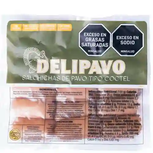 Salchichas de pavo tipo cóctel