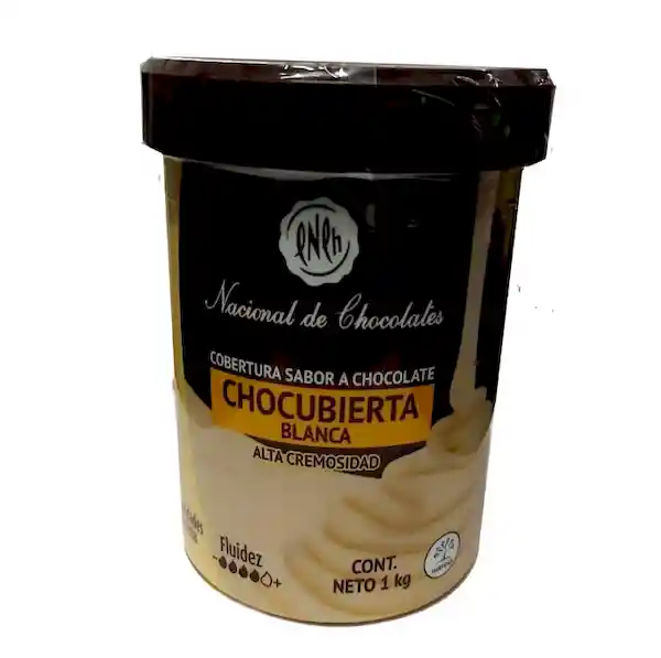 Nacional de Chocolate Chocubierta Blanca Alta Cremosidad