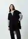 Gaban Tejido Mujer Negro Puro Ultra Oscuro Talla L 582G092 Naf Naf