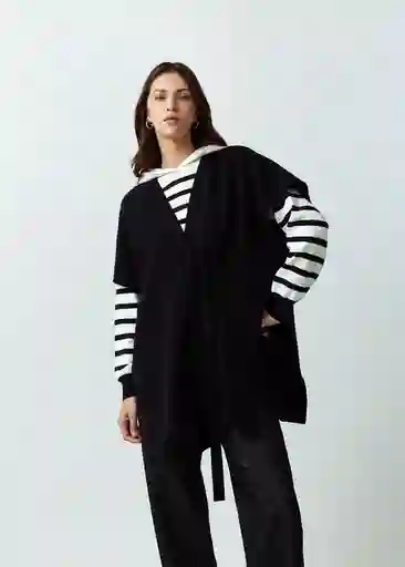 Gaban Tejido Mujer Negro Puro Ultra Oscuro Talla L 582G092 Naf Naf