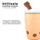 Peluche de Little Bear Milk Tea Con Pitillo Color Café Miniso