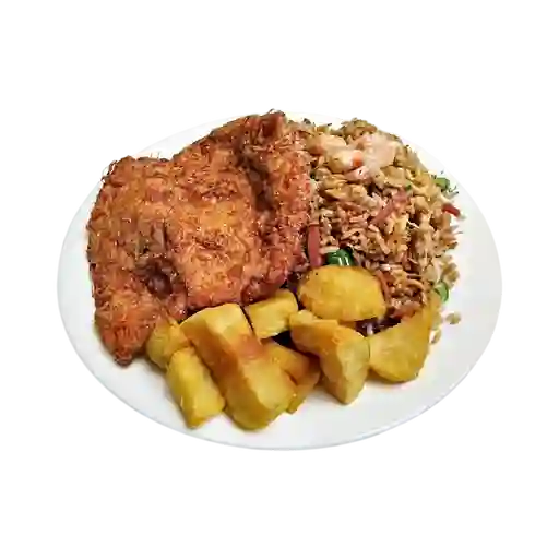 Arroz Chino con Chuleta