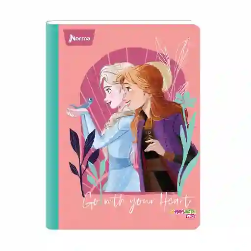 Norma Cuaderno Frozen Mediano Rayado Cosido Frozen