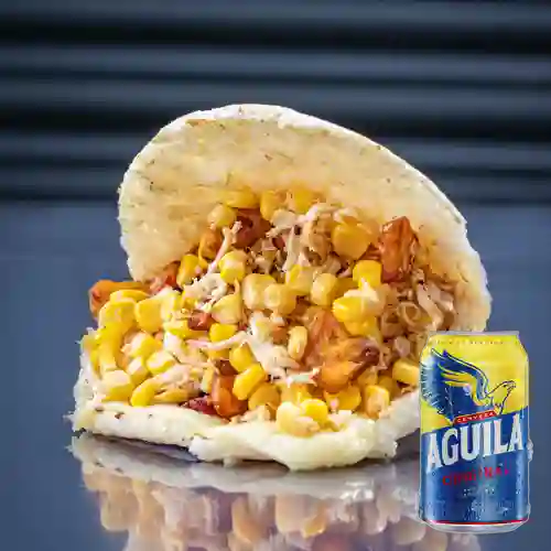 Combo Arepa Maduro + Cerveza Águila Original Lta 330ml