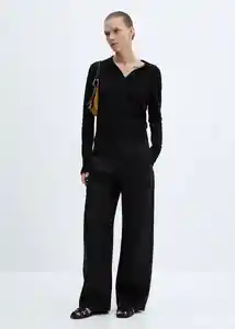 Buzo Jersey Verta Negro Talla XS Mujer Mango