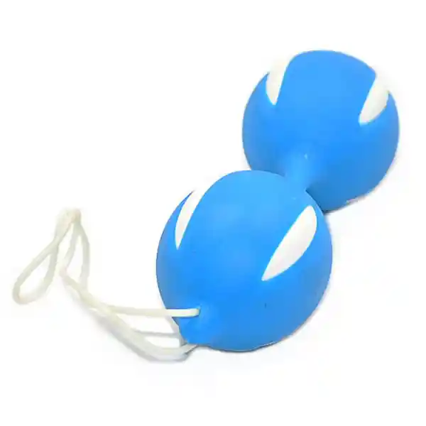 Bolas Vaginales Smart Balls Kegel Vibración Por Movimiento Azul