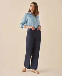 Pantalón Azul Marinero Ultraoscuro Talla 10 633G031 Esprit