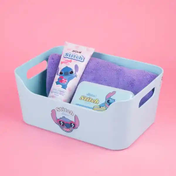 Organizador Plástico Sin Tapa Serie Disney Stitch Miniso