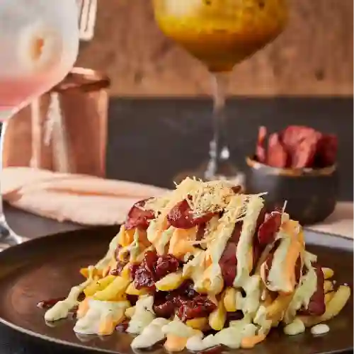 Papas Chorreadas