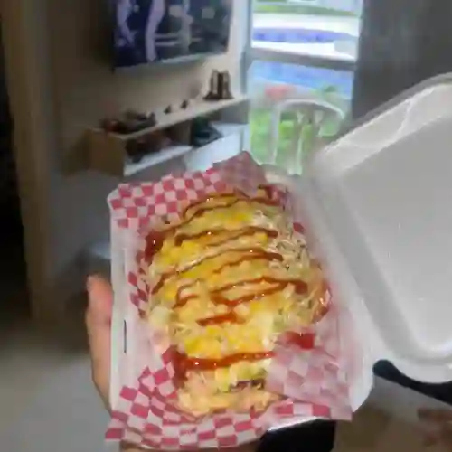 Salchipapa Gratinada