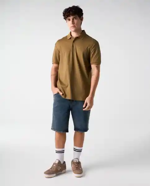 Camiseta Polo Hombre Café Talla L 802G020_CAF180830 Americanino