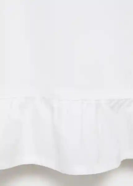 Camisa Poplin Offwhite Talla 21 Teen Niñas Mango