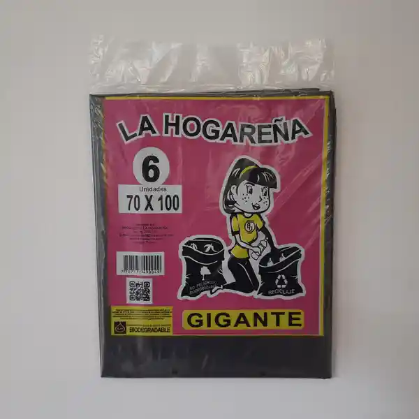 Bolsa Basura Hogareña 70 x 100 cm Gigante