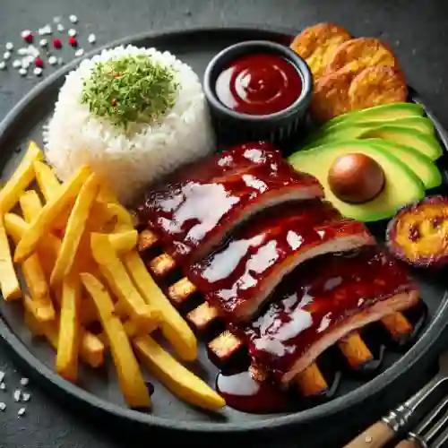 Costillas de Cerdo en Salsa Bbq