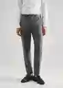 Pantalón Boston Gris Talla 40 Hombre Mango