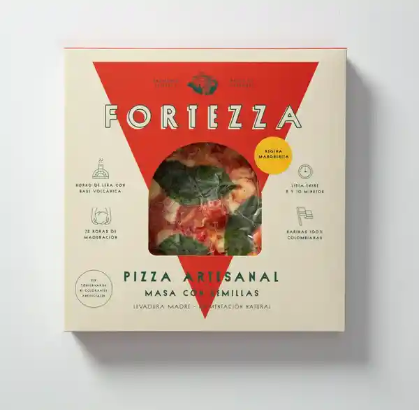 fortezza pizza congelada regina margherita meDiana