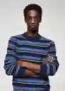 Saco Jersey Recy Índigo Talla XXL Hombre Mango