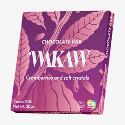 Wakaw Chocolate al 70% Con Arándanos