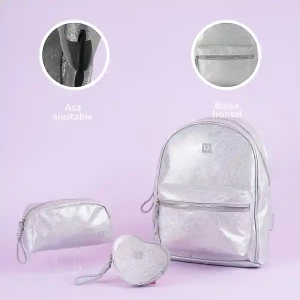 Maleta Plata Miniso