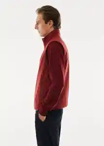 Chaleco Nadast Rojo Talla L Hombre Mango