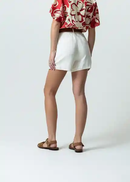 Short Tuti Mujer Crudo Puro Claro Talla 6 452G310 Naf Naf