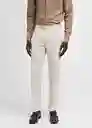 Pantalón Amalfi Beige Talla 48 Hombre Mango