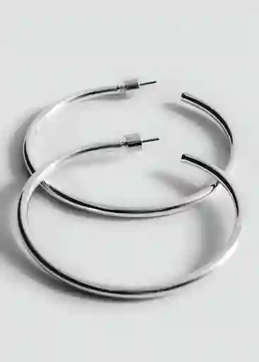 Pendientes Tiana Plata Talla 99 Mujer Mango