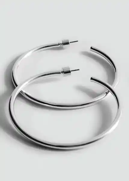 Pendientes Tiana Plata Talla 99 Mujer Mango