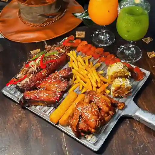 Parrillada la jefa de la tribu