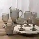 Set Copa Champaña Kenia Gris 160 mL Ambiente Gourmet