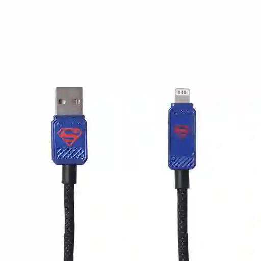 Cable de Carga Rápida y Datos 8 Pins Serie dc Superman Miniso
