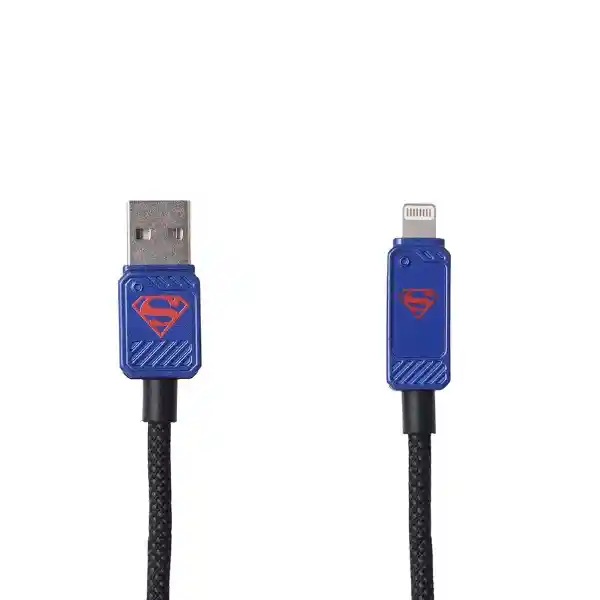 Cable de Carga Rápida y Datos 8 Pins Serie dc Superman Miniso