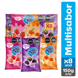 Yogo Yogo Multisabor Bolsa 150 g x 8 Und