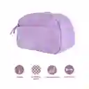 Cosmetiquera Con Cierre Enfrente Lila Miniso